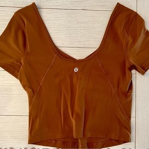 Lululemon Align short sleeve crop